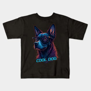 Cool Dog funny Kids T-Shirt